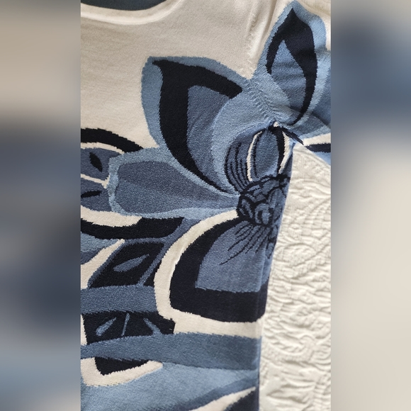 Chico's Floral Sweater | Chico 0 | S | - Picture 3 of 5